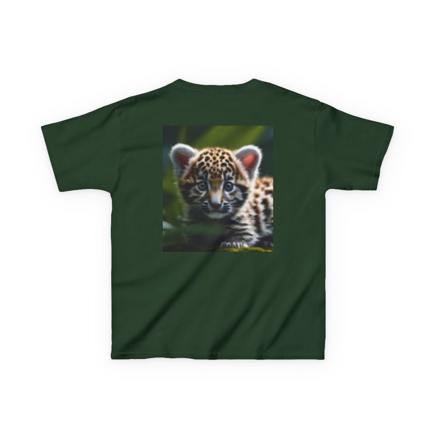 T-shirt enfant motif léopard de la jungle – Un art animalier adorable pour chaque jeune explorateur