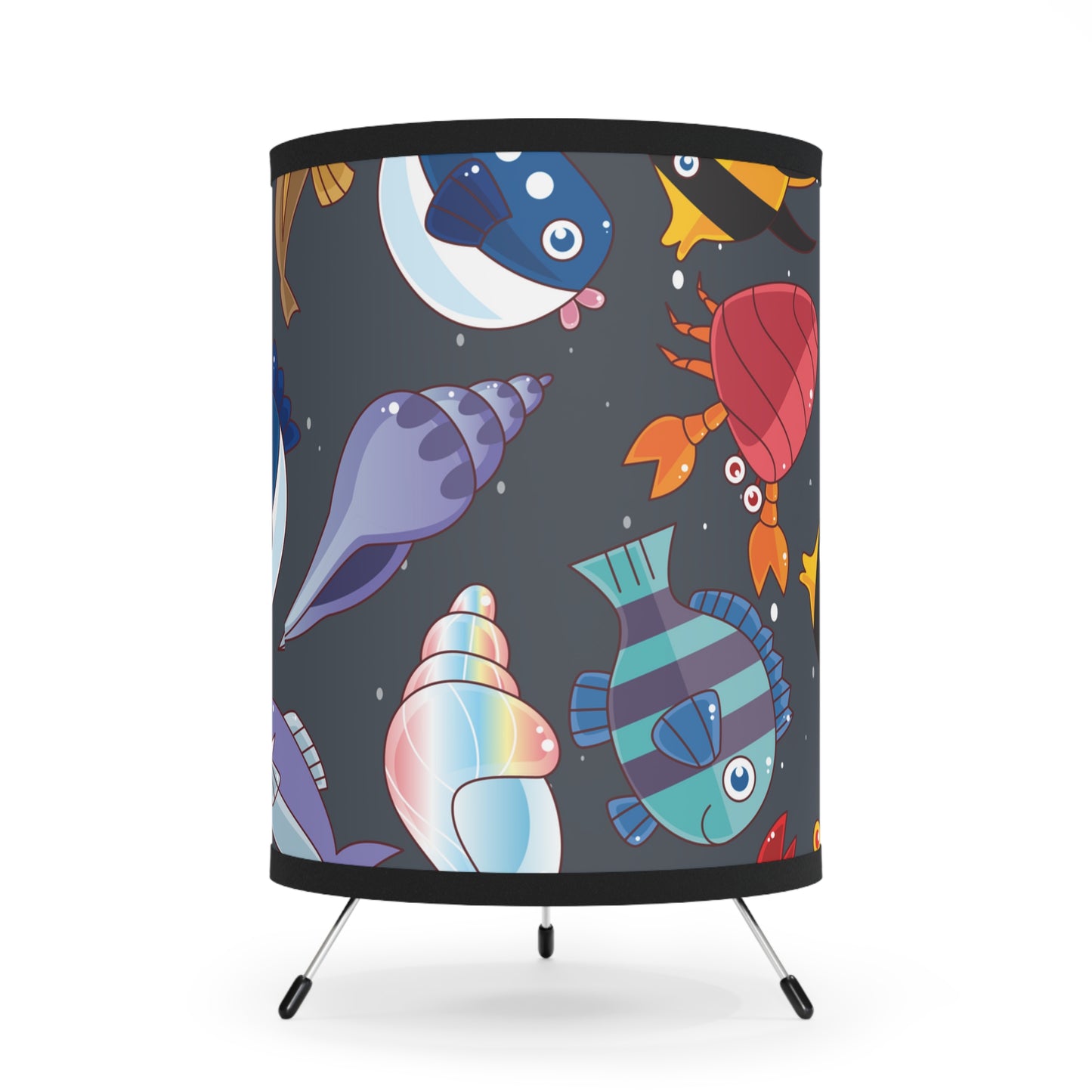 Tripod Lamp US\CA plug Ocean Animals