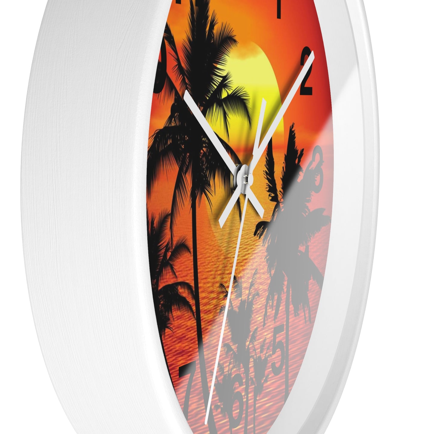 Wall Clock Beautiful Sunset