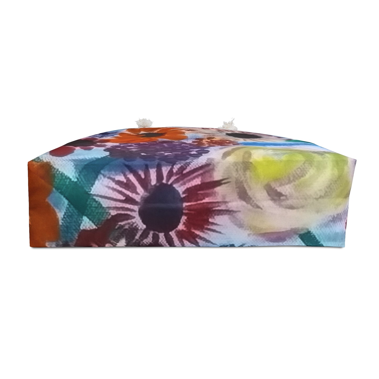 Bolsa de fin de semana con diseño de jardín de flores