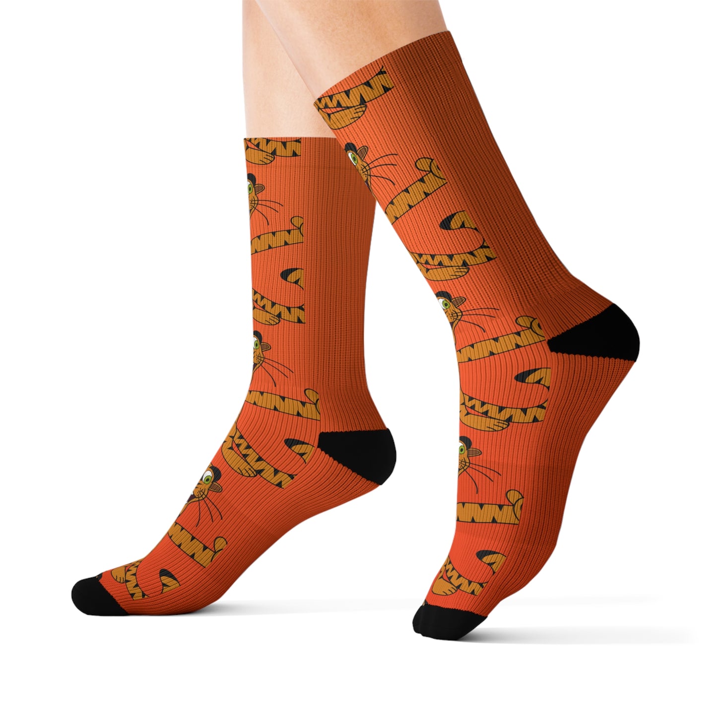 Tiger Socks with Colorful Design - Perfect for Everyday Wear