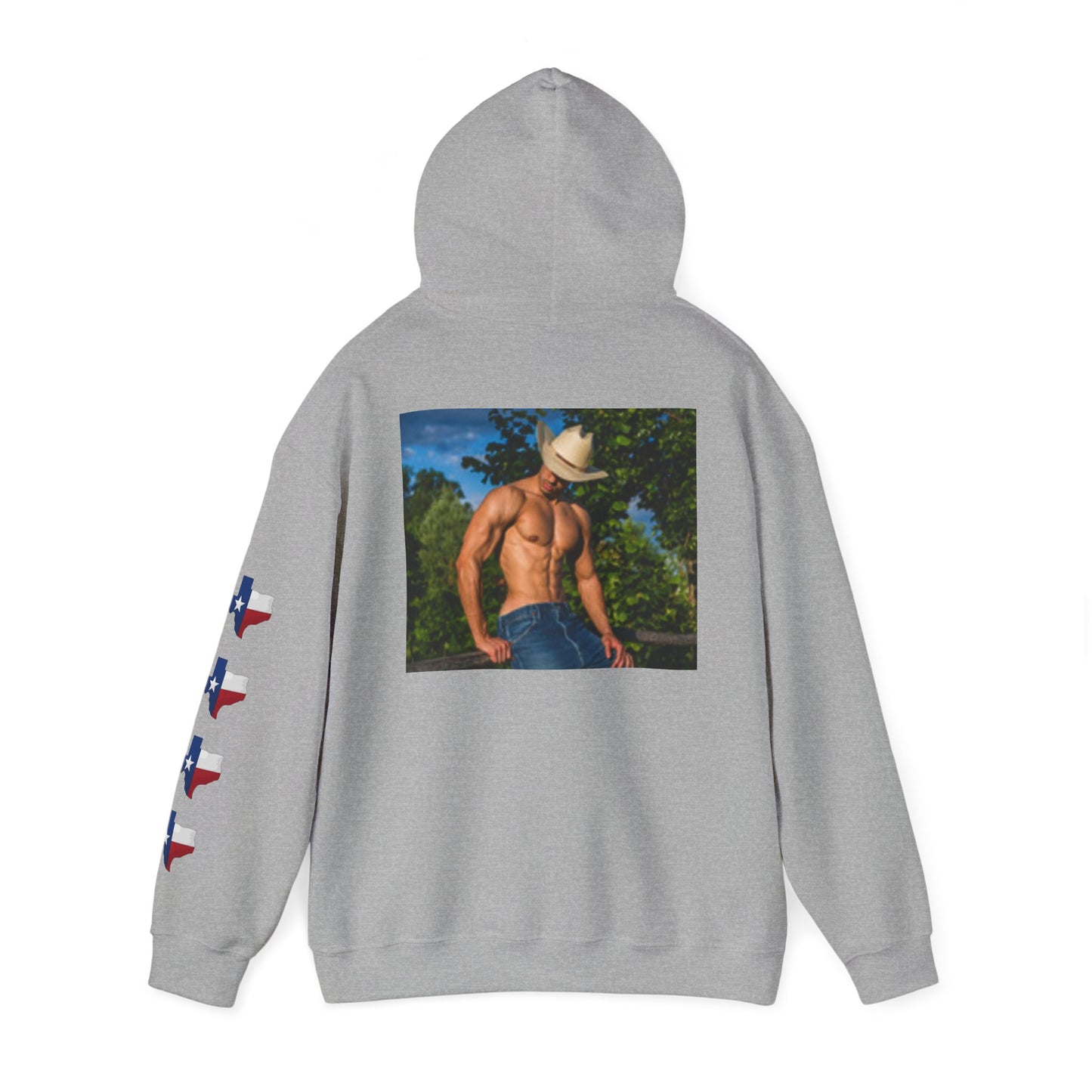 Sweat à capuche graphique Texas Cowboy pour hommes et femmes 