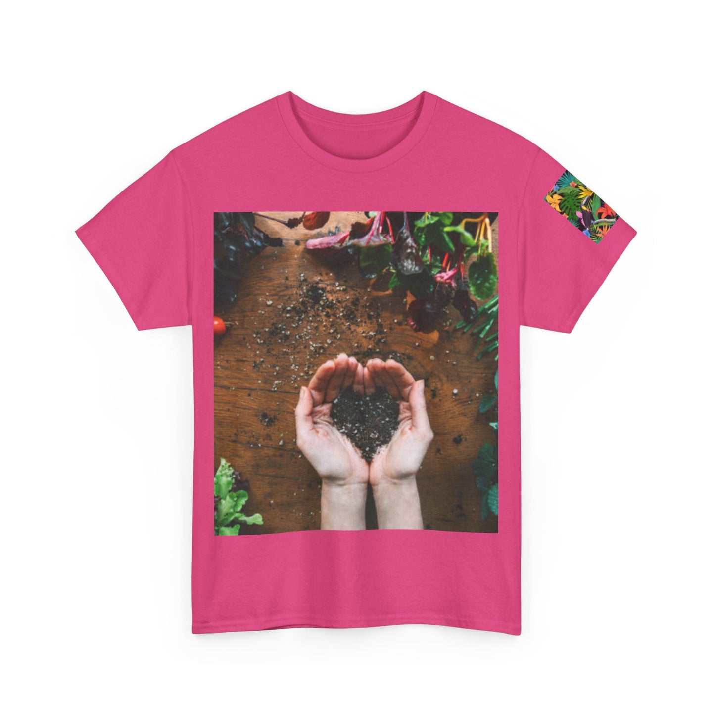 Hand Heart Cat Flowers T-shirt Fabulous Gift!