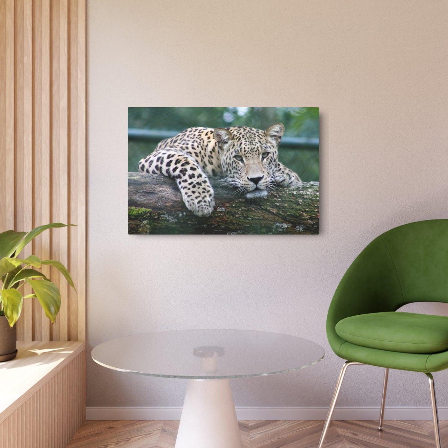 Metal Art Sign Cheetah