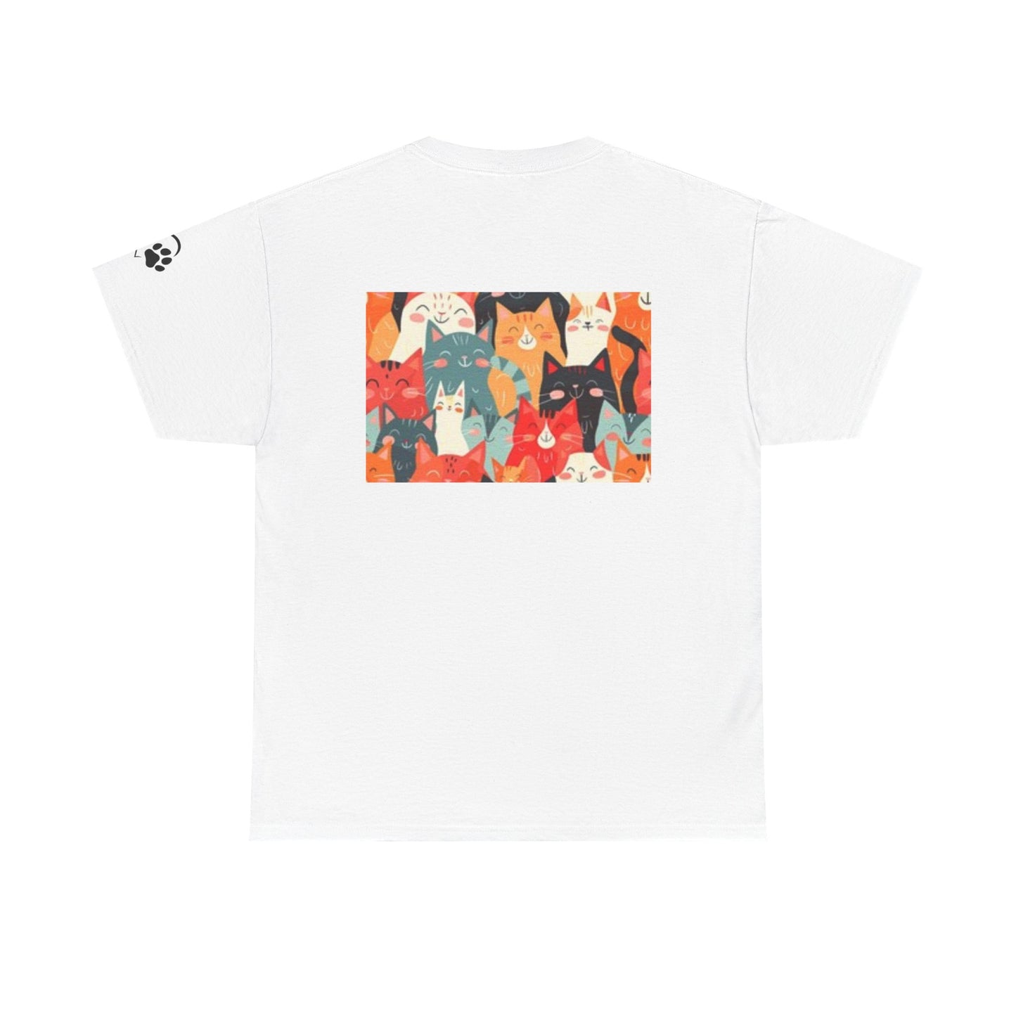 Colorful Cats T-shirt Cat Lovers T-shirt