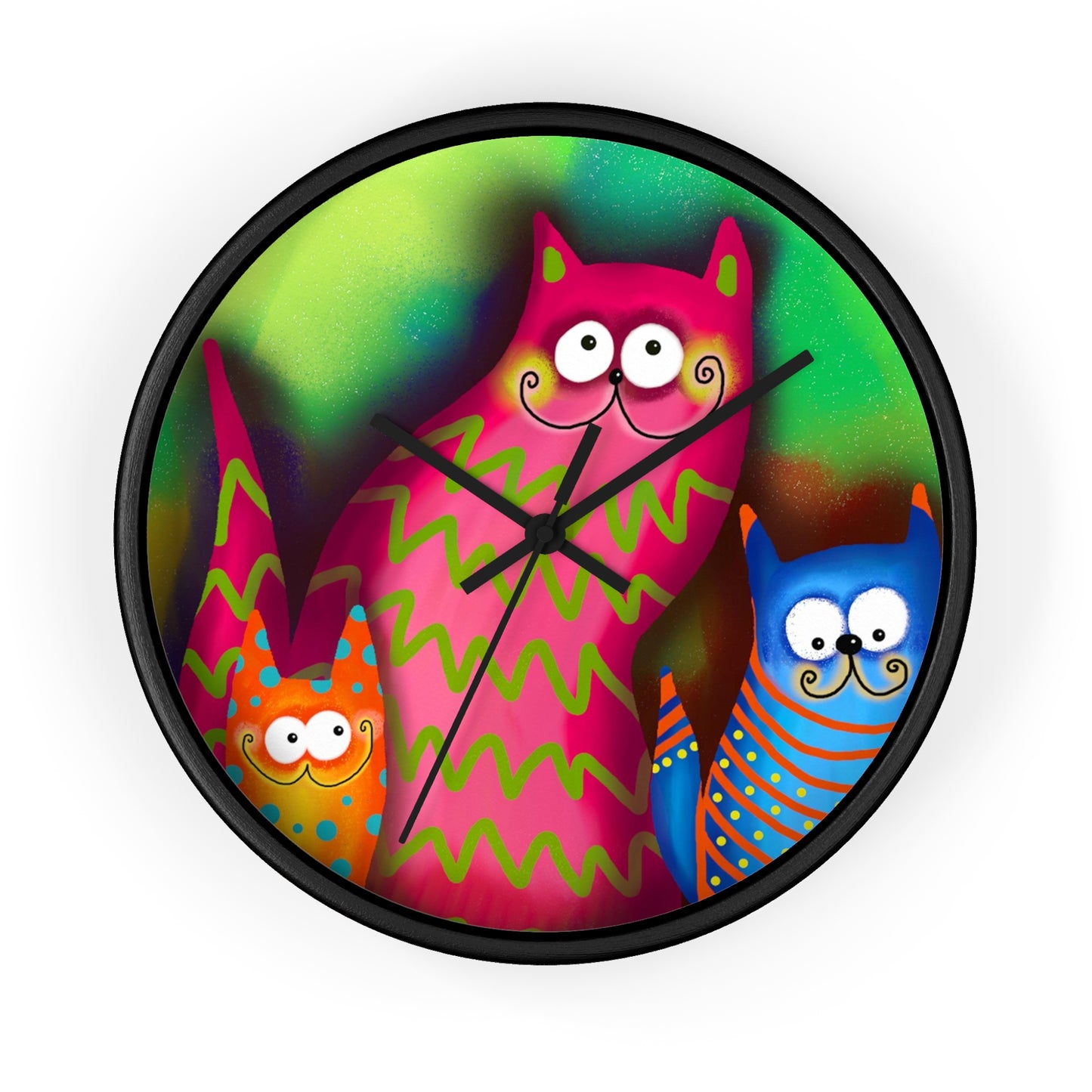 Wall clock Cat Lovers