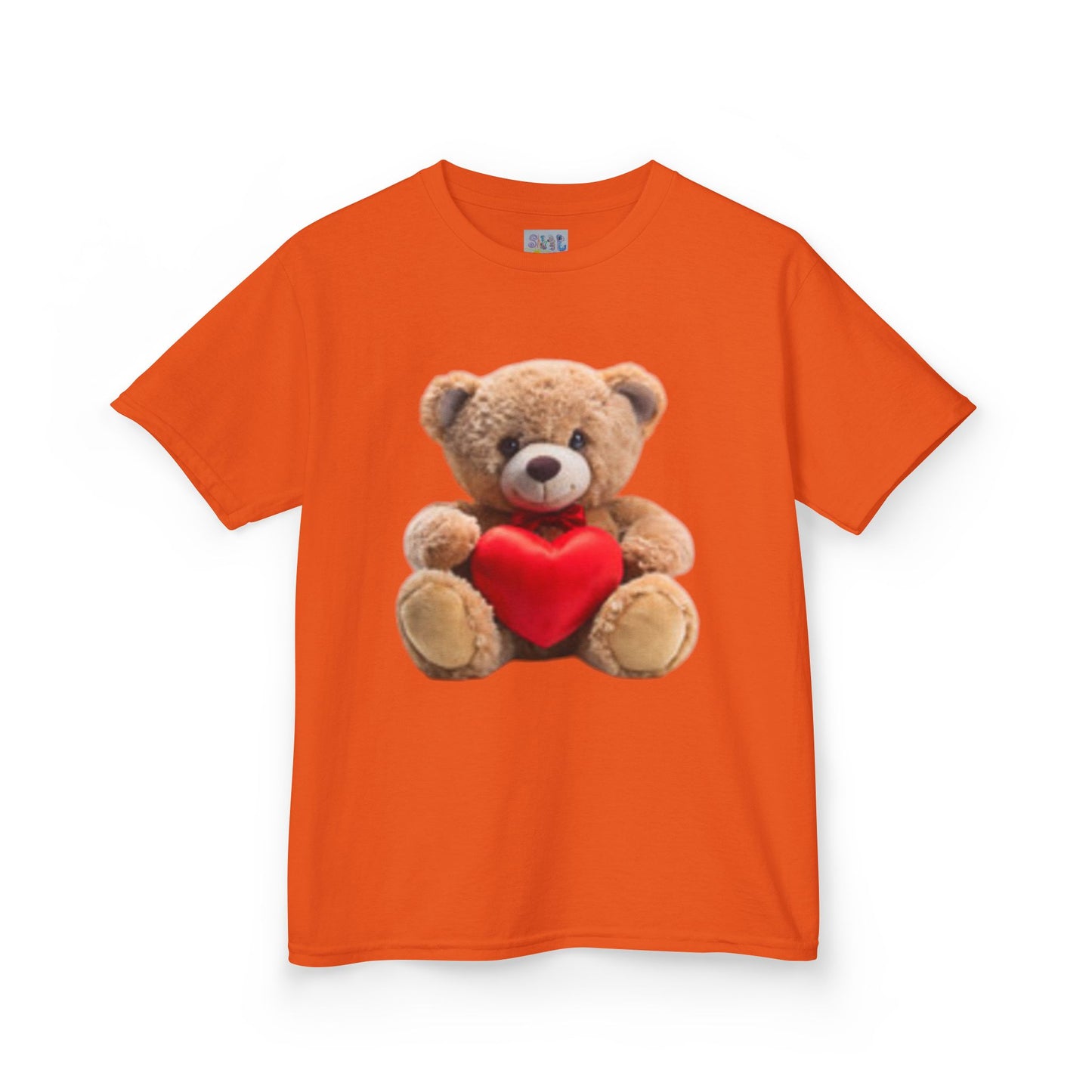 Kids Heart Teddy T-shirt, Cute Teddy Bear Shirt, Valentine’s Day Gift, Love You Kids T-Shirt, Adorable Kids Apparel, Birthday Gift