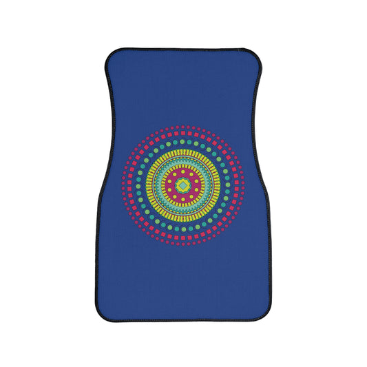 Tapis de sol pour voiture, motif mandala, 1 pièce