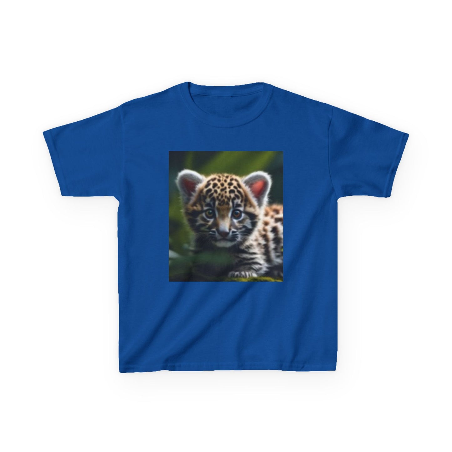 T-shirt enfant amoureux de la faune - Adorable motif jaguar 