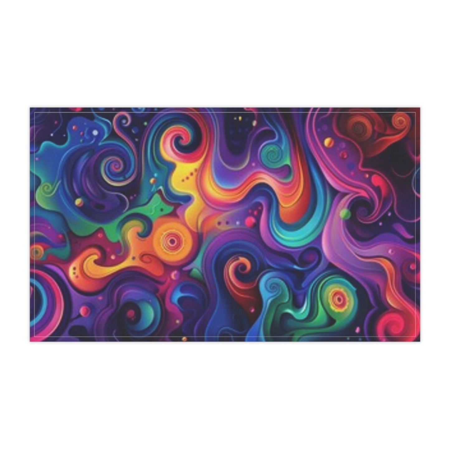 Colorful Abstract Art Tea Towels - Vibrant Kitchen Decor