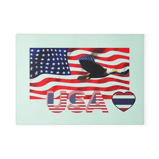 Vibrant Swirl Design Glass Cutting Board - Colorful Kitchen Essential