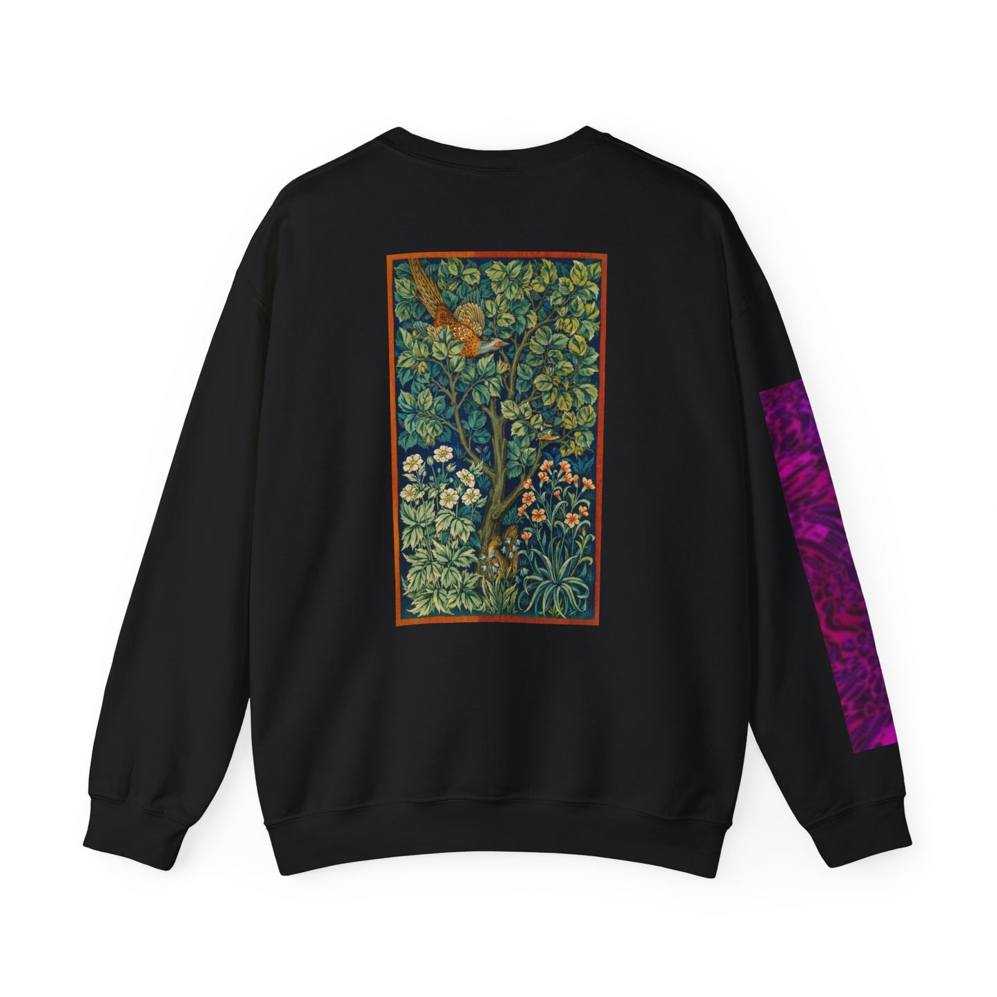 Sweat-shirt ras du cou unisexe artistique - Motifs floraux et naturels 