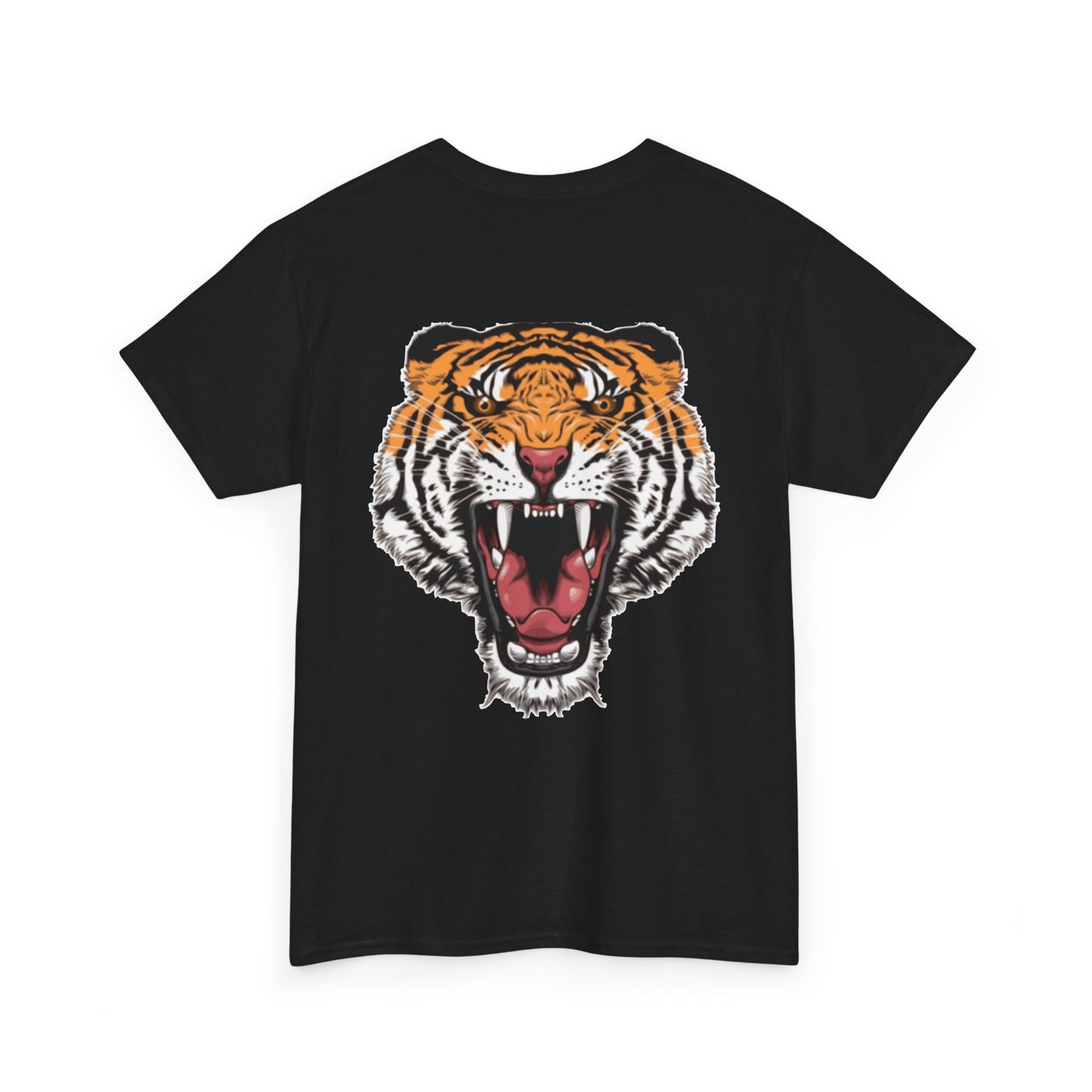 T-shirt Le Japon aime ce mélange lourd à col ras du cou Tigre