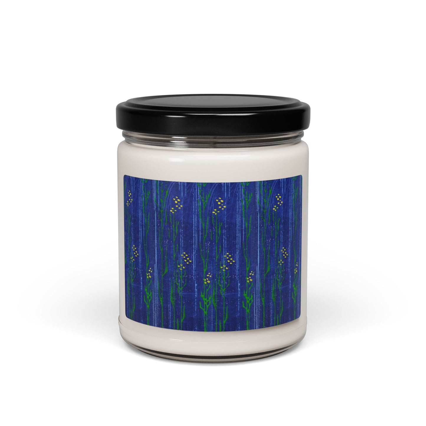 Bougie parfumée au soja, 9 oz, bleu