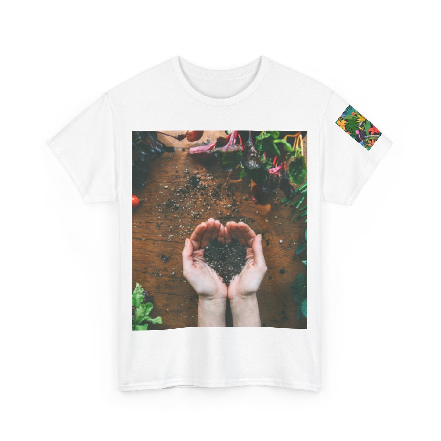 Hand Heart Cat Flowers T-shirt Fabulous Gift!