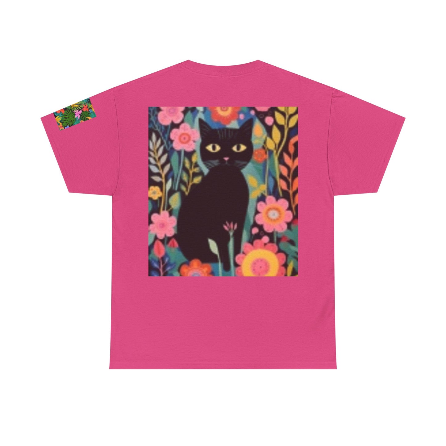 Hand Heart Cat Flowers T-shirt Fabulous Gift!