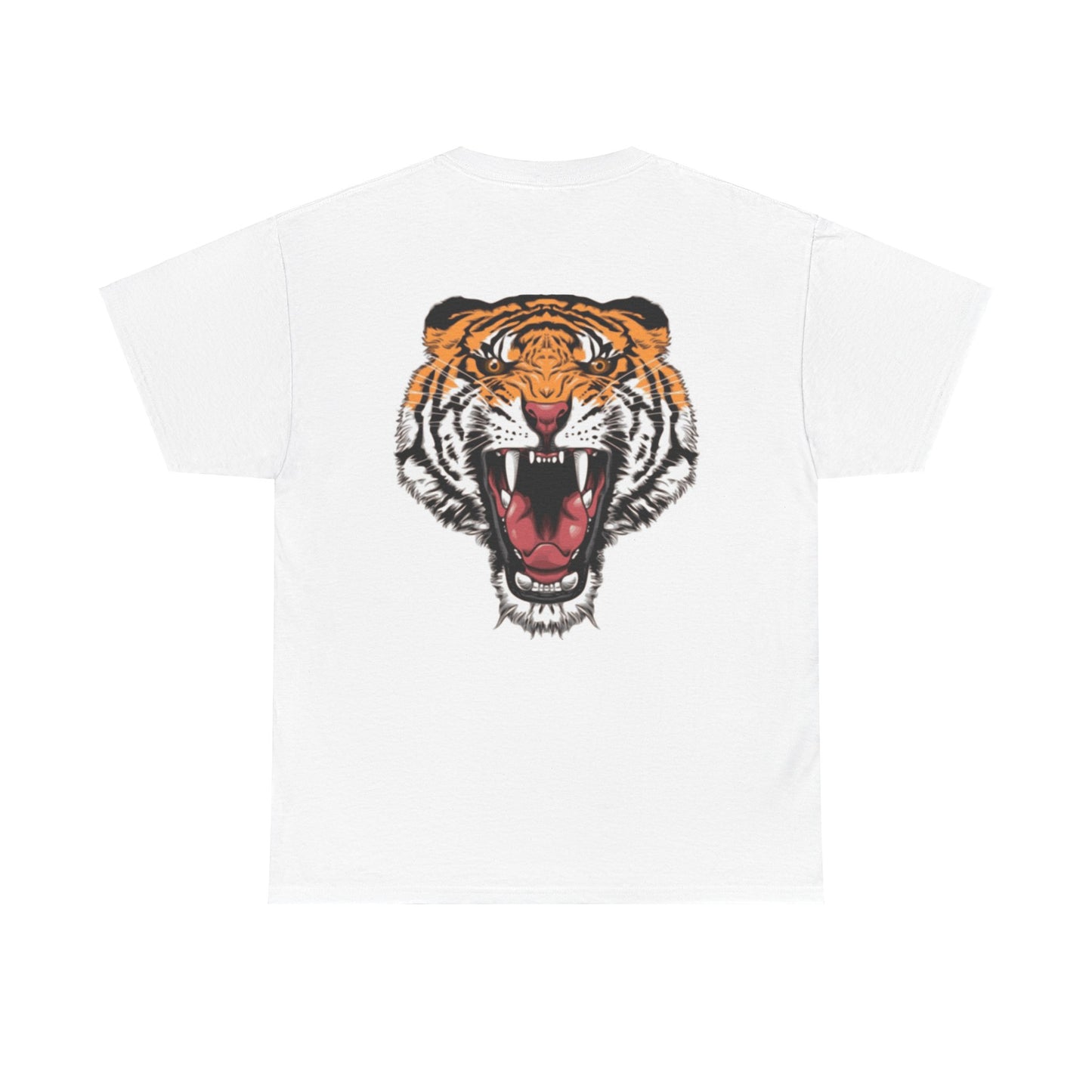 T-shirt Le Japon aime ce mélange lourd à col ras du cou Tigre