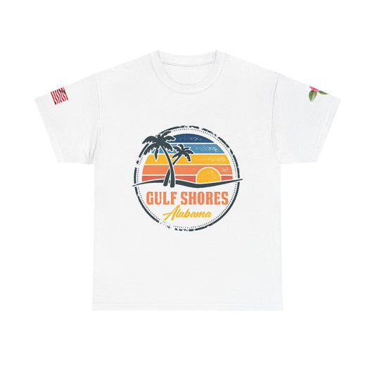Gulf Shores Alabama Sunset Unisex Heavy Cotton T-shirt