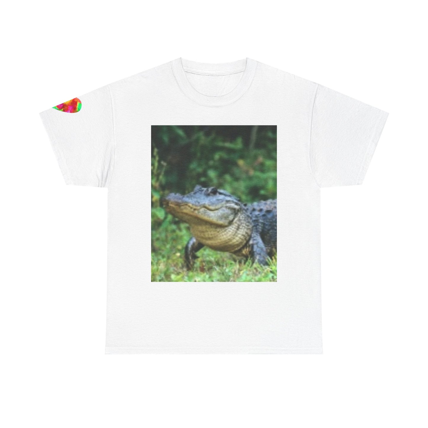 Alligator & Wilderness & Heart T-shirt Hunters Hikers Traveling Camping