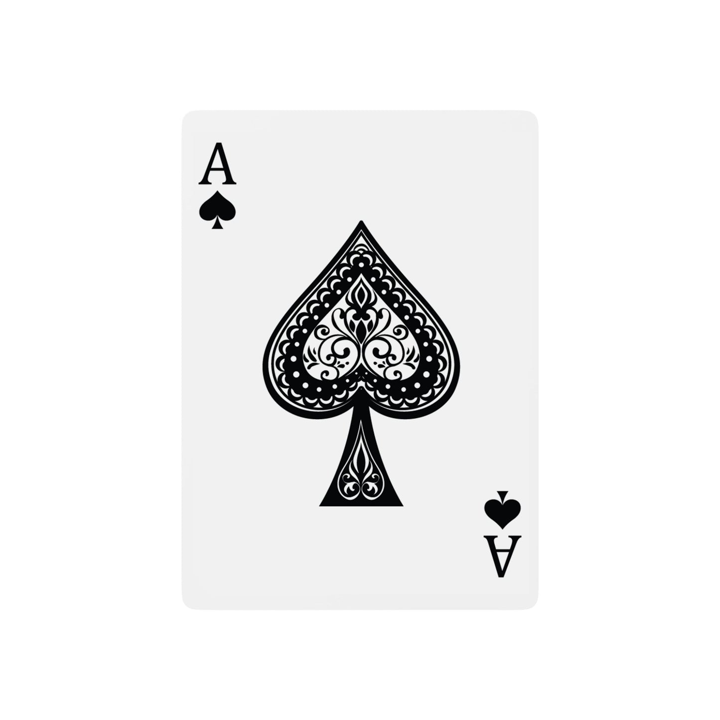 Custom Poker Cards Peace Sign Red White Blue