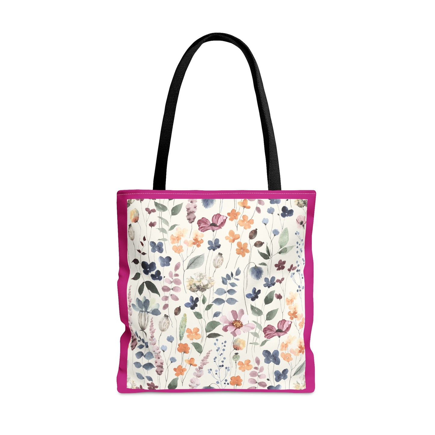 Bolsa de mano con flores grandes