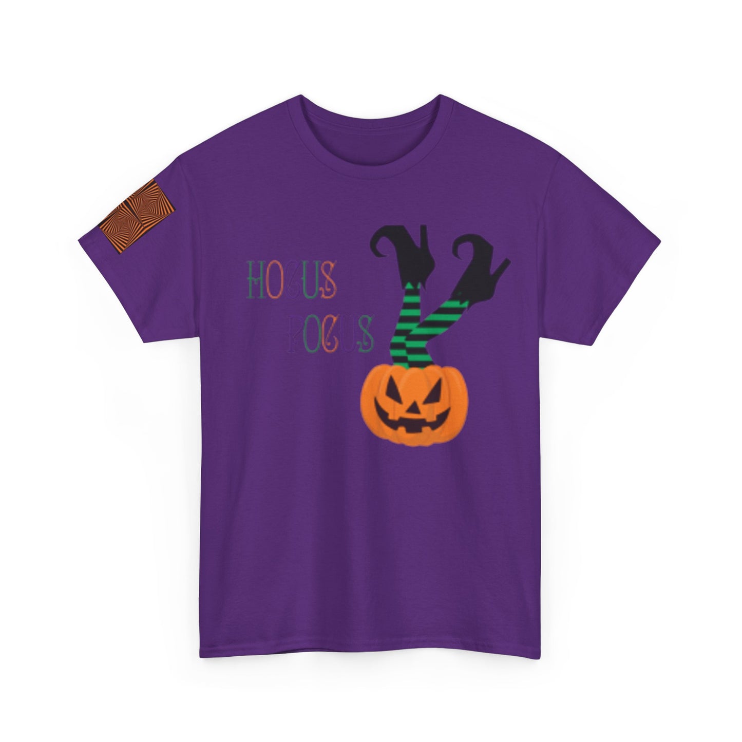 Orange Pumpkin Legs coming out Unisex Heavy Cotton T-shirt