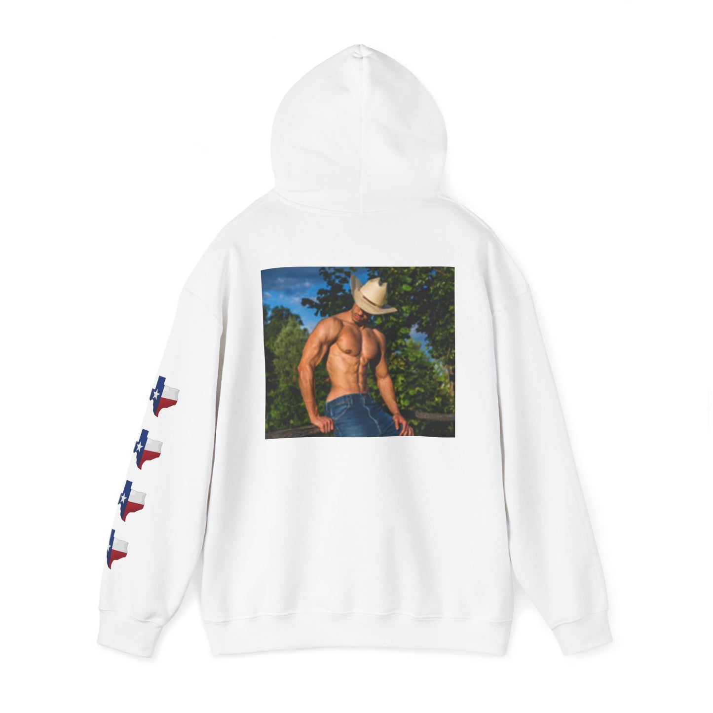 Sweat à capuche graphique Texas Cowboy pour hommes et femmes 