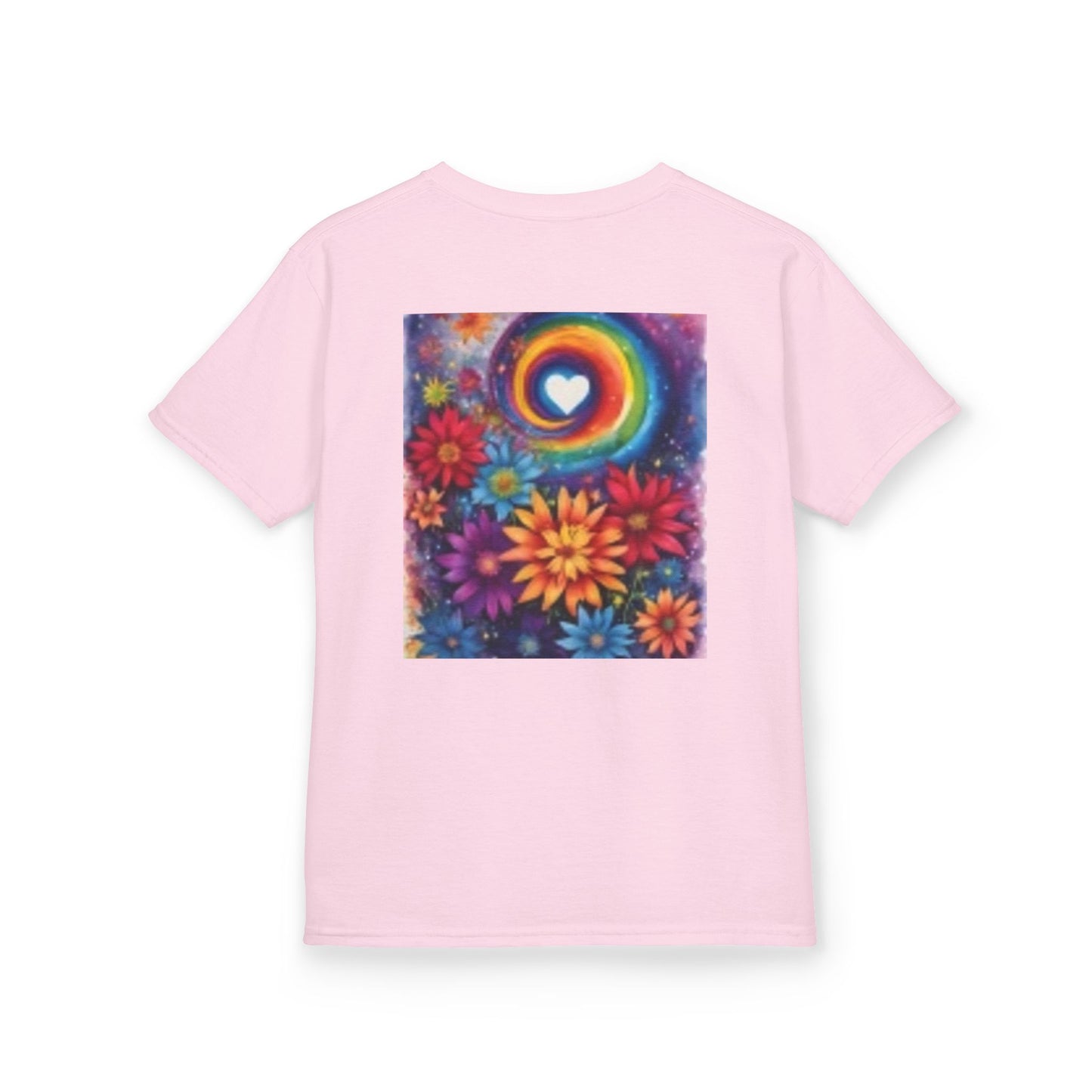 Kids Adventure Tee with Colorful Heart & Mouse Design