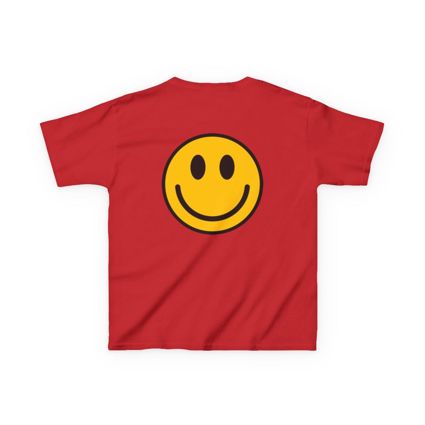 Colorful Fun Kids & Happy Face Tee - Playful Cotton T-Shirt for Summer Adventures, Birthday Gifts, Family Gatherings, Everyday Wear, Back-to-School