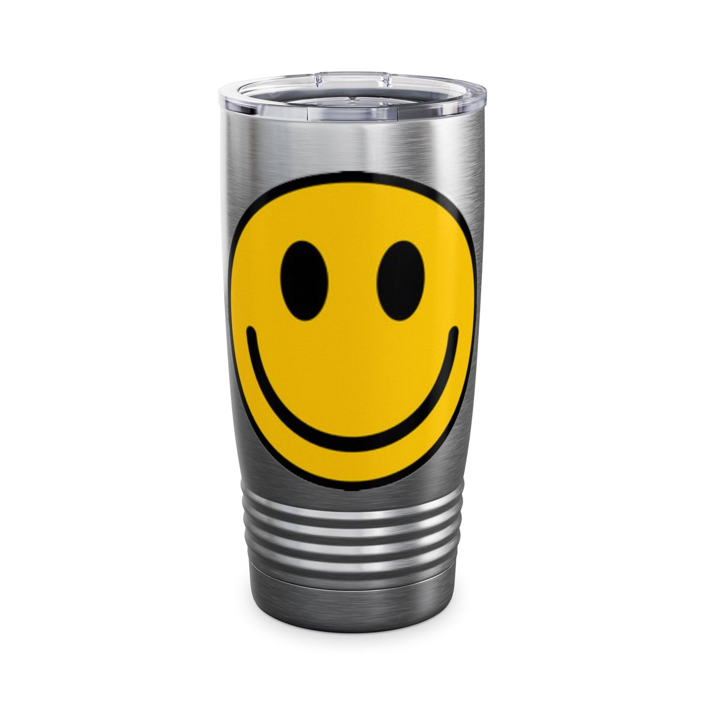 Smiley Face Yellow Ringneck Tumbler, 20oz - Happy Travel Mug, Inspirational Drinkware, Cheerful Gift for Friends, Summer Fun, Party Favors, [...]