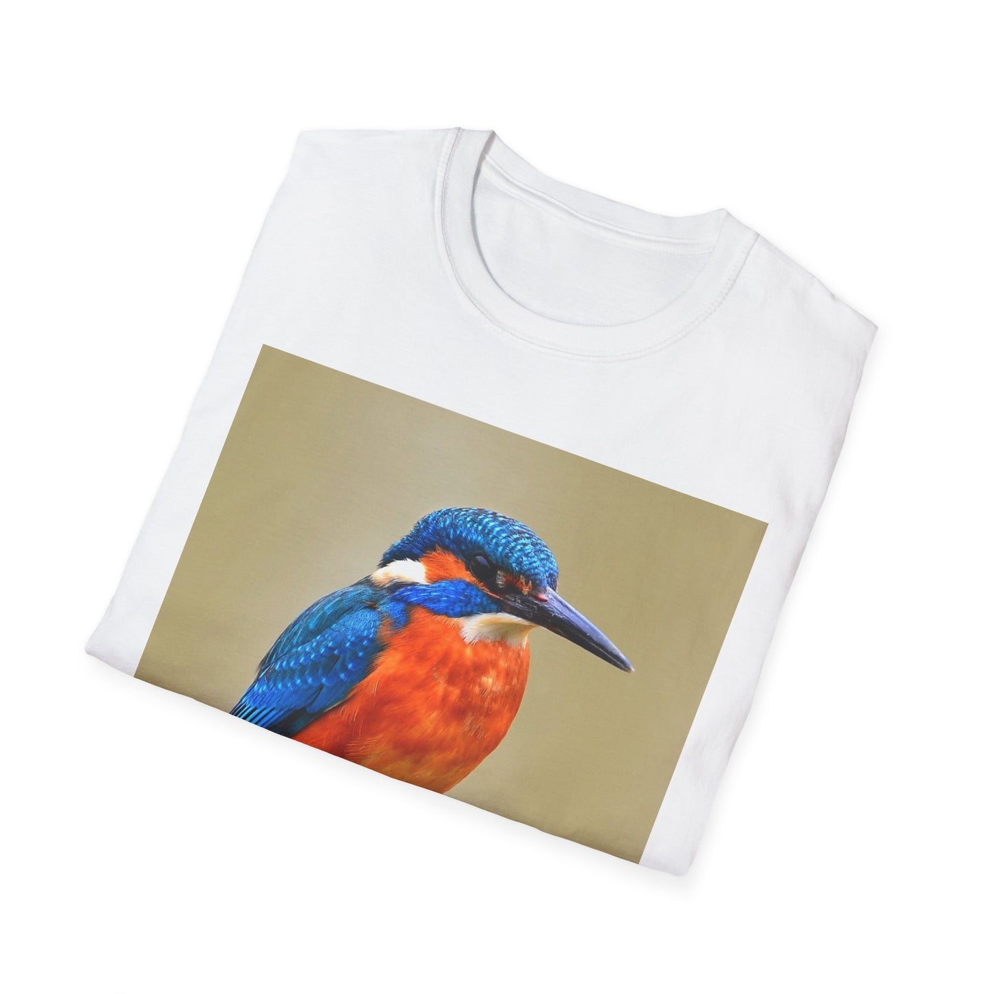 Vibrant Kingfisher Graphic T-Shirt, Nature Lover Tee, Birdwatching Apparel, Unique Animal Shirt, Eco-Friendly Gift