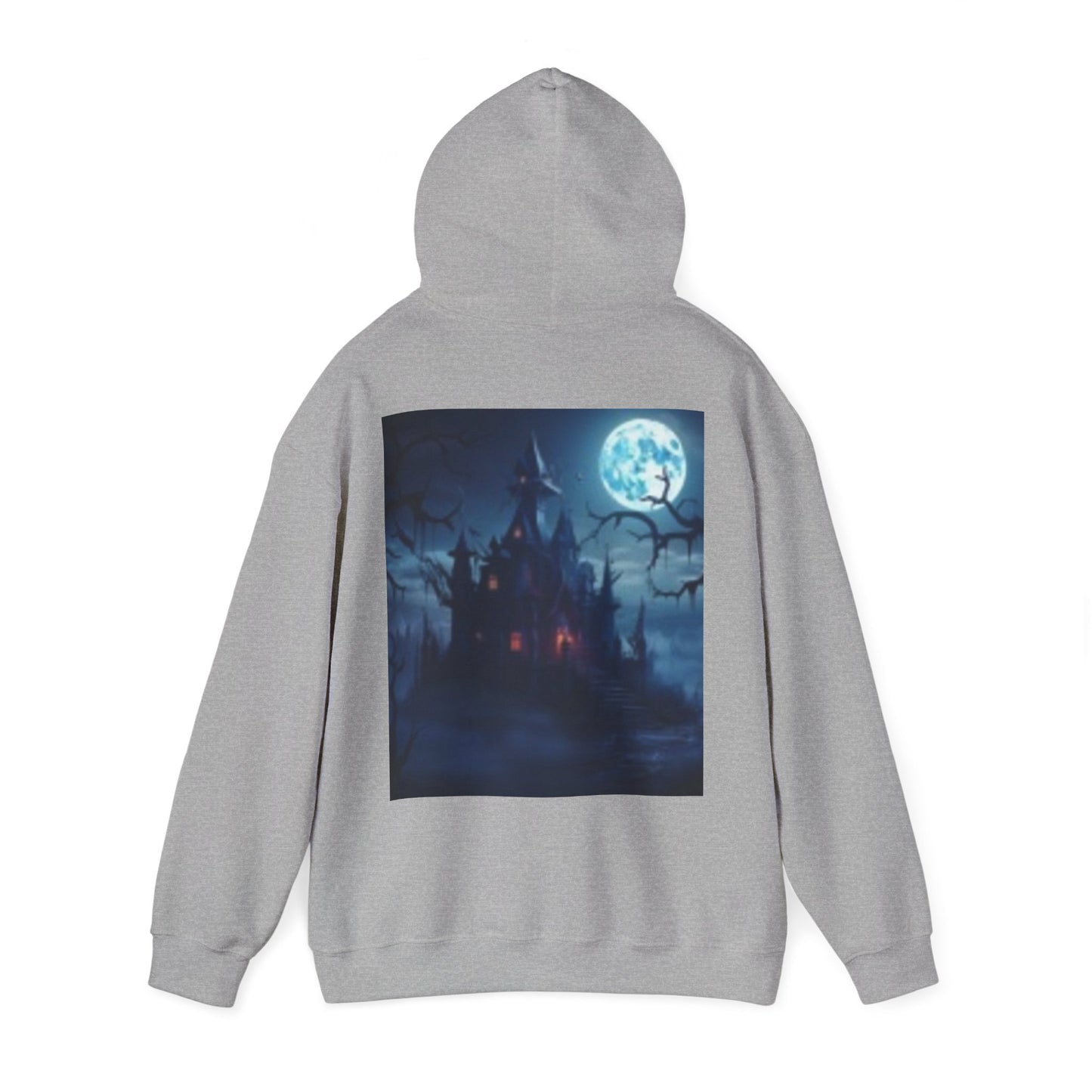 Haunted House & Eye Unisex Heavy Blend Hooded Sweatshirt