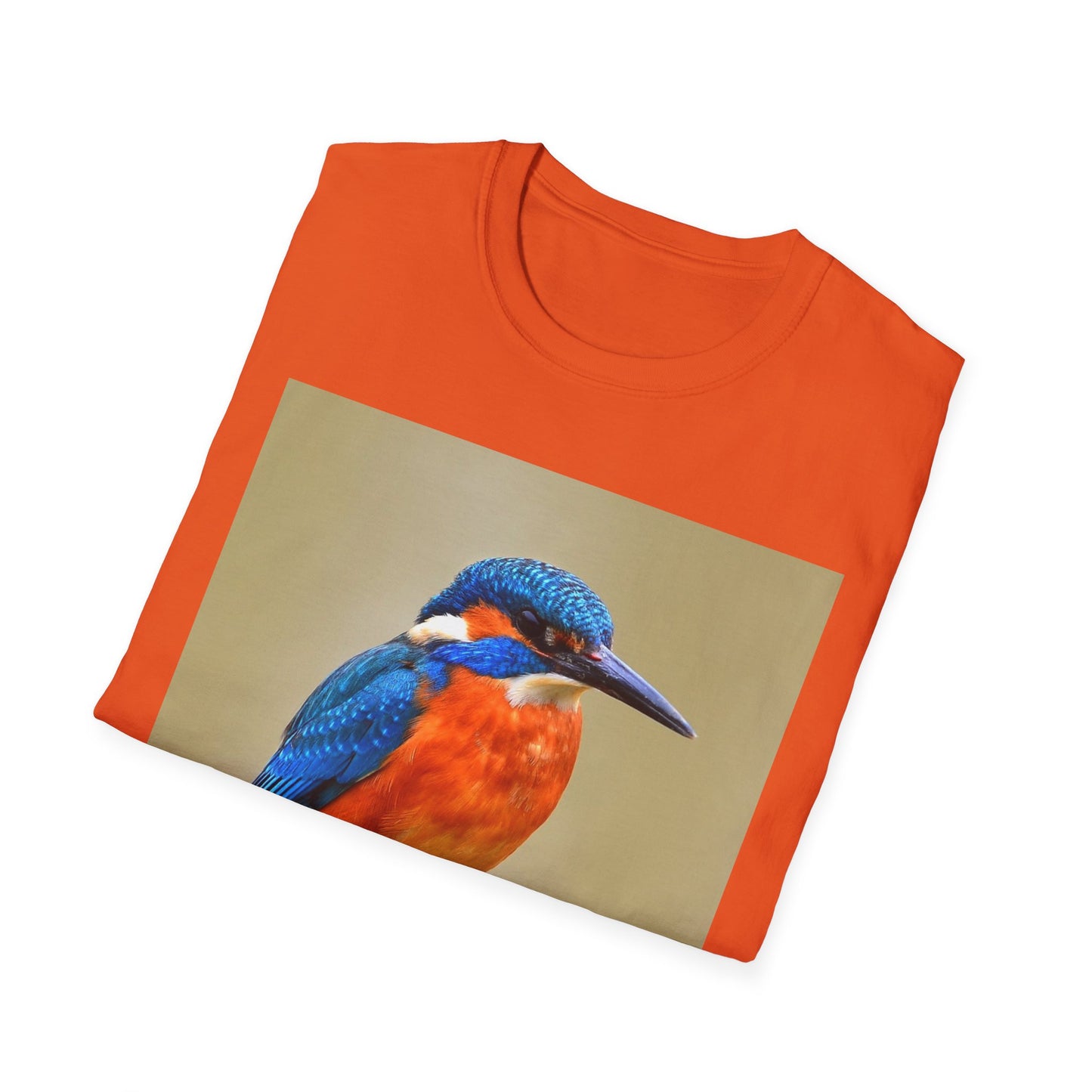 Vibrant Kingfisher Graphic T-Shirt, Nature Lover Tee, Birdwatching Apparel, Unique Animal Shirt, Eco-Friendly Gift