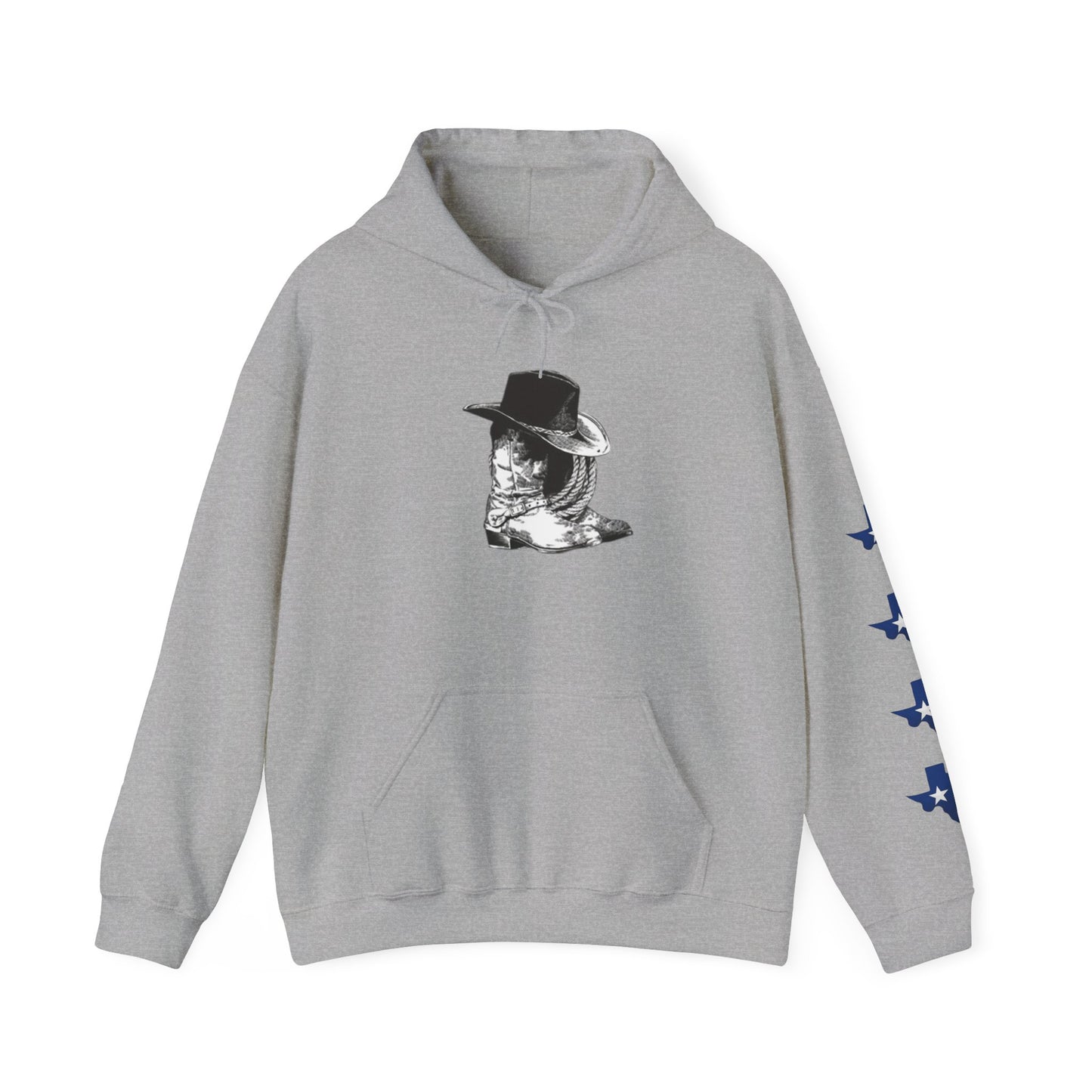 Sweat à capuche graphique Texas Cowboy pour hommes et femmes 