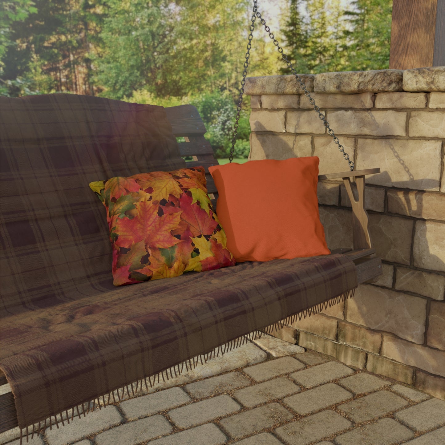 Outdoor Pillows Autumn Leaves