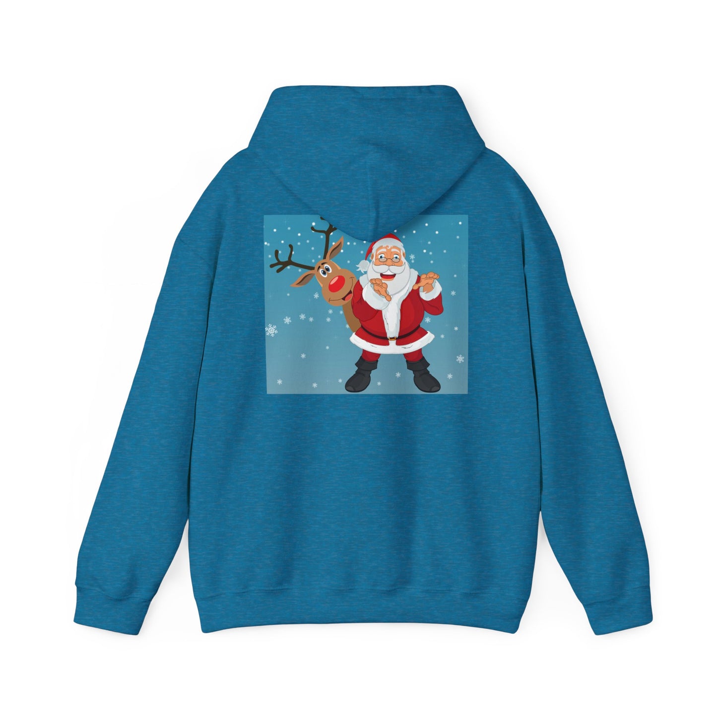 Sudadera con capucha de reno de Papá Noel