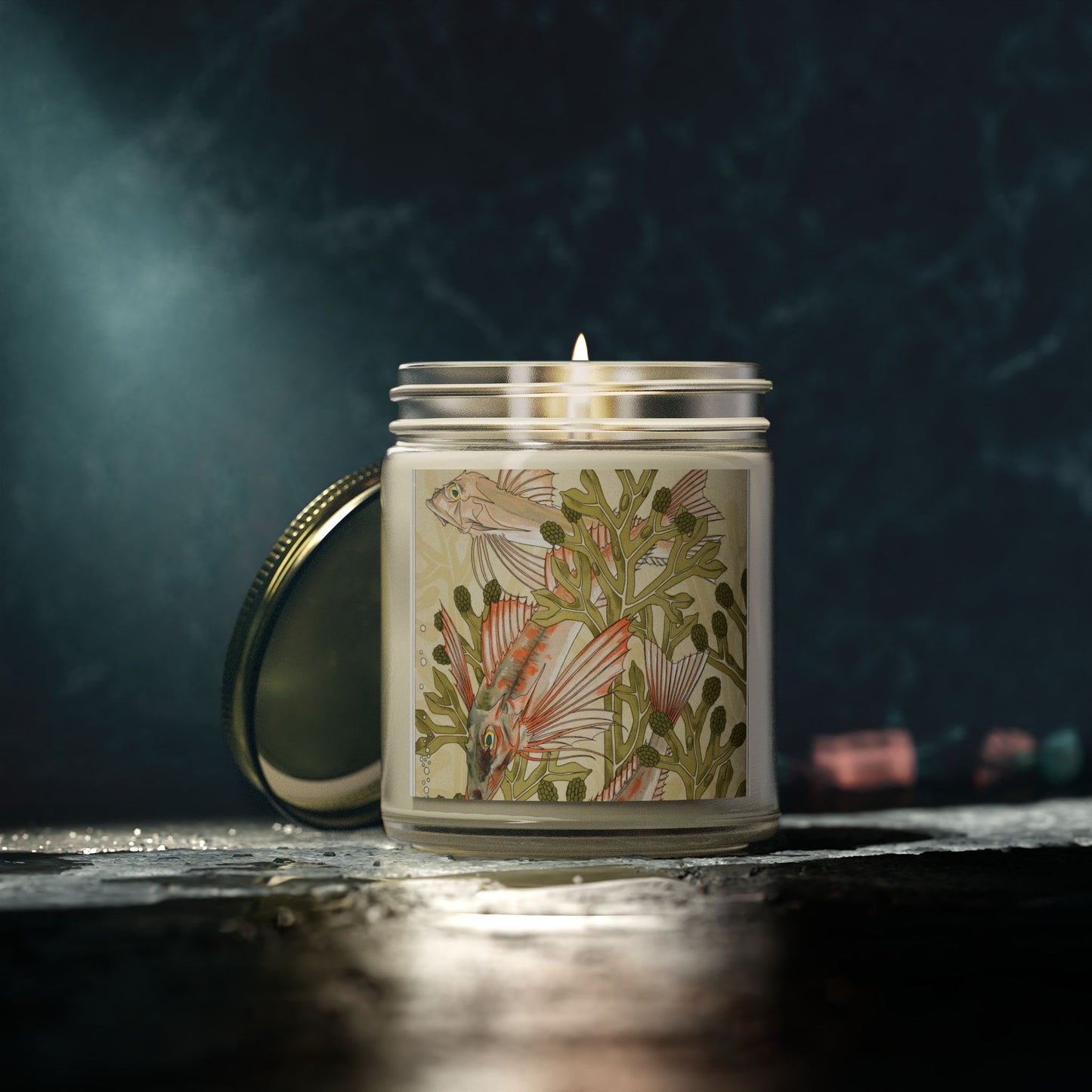 Bougies parfumées, cire de noix de coco et d'abricot (4 oz, 9 oz)