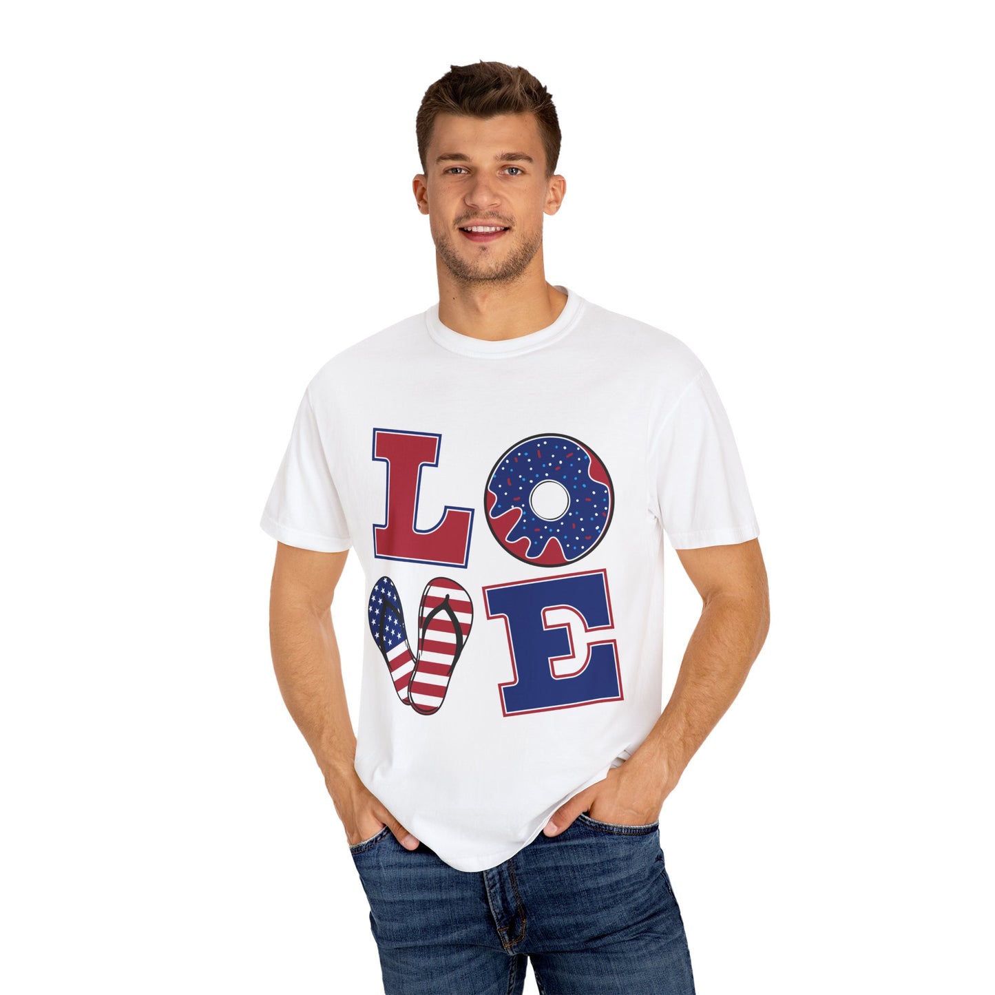 T-shirt unisexe LOVE Maman Papa Fils Fille Enfants Amis