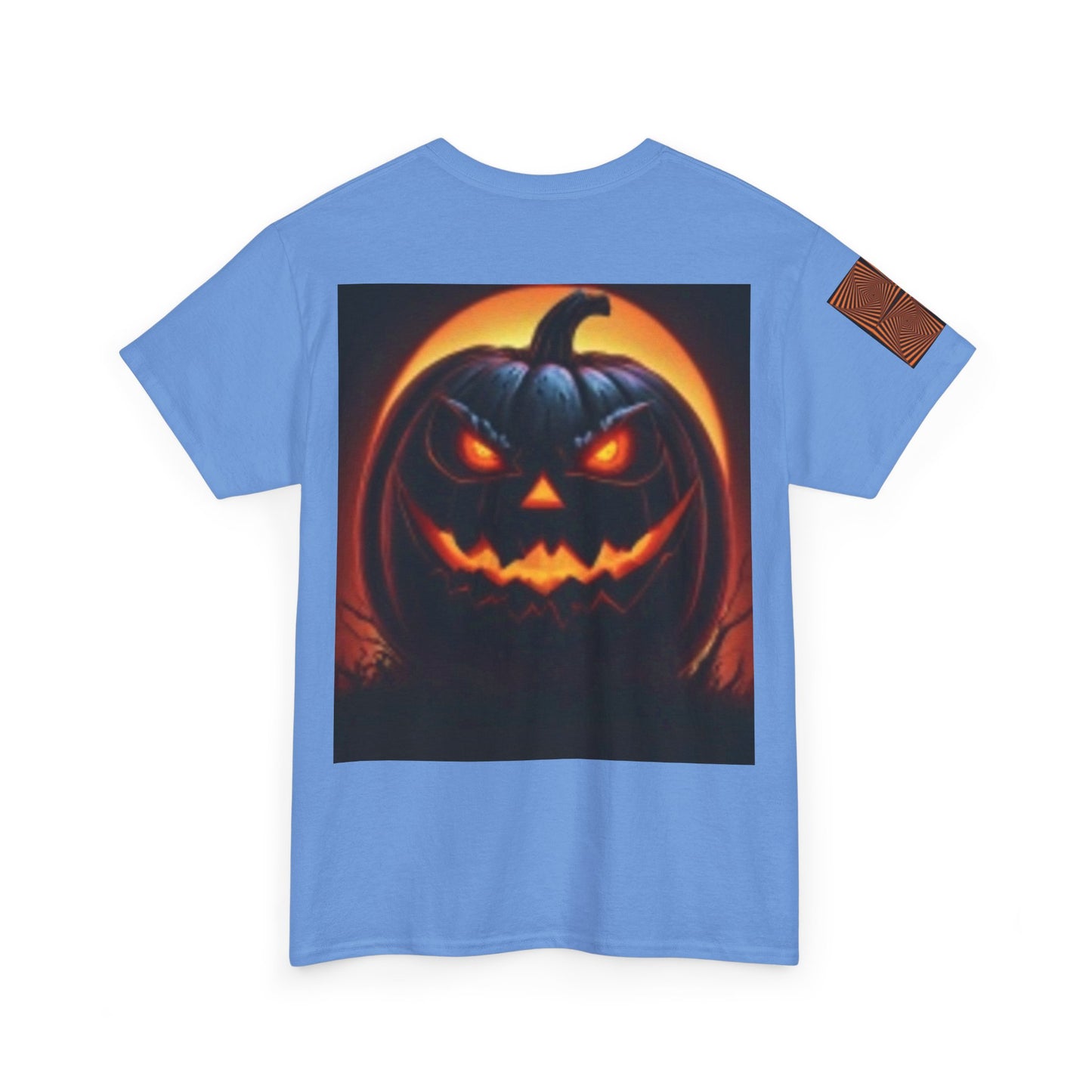Orange Pumpkin Legs coming out Unisex Heavy Cotton T-shirt