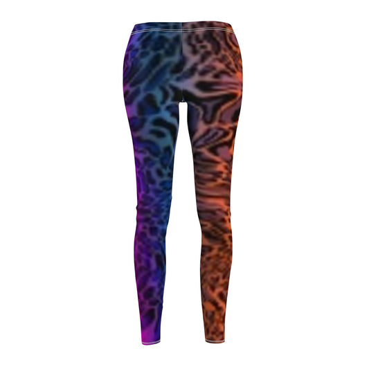 Vibrant Abstract Print Leggings for Women - Stylish & Comfortable Activewear