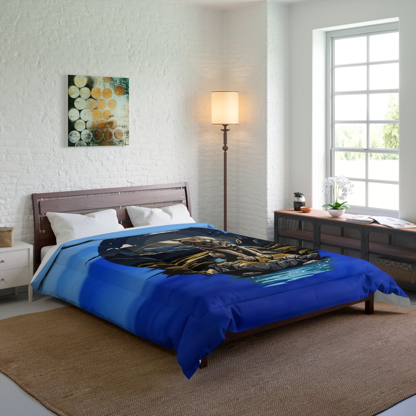 Majestic Wolf Comforter – Cozy Wilderness Bedding for Nature Lovers