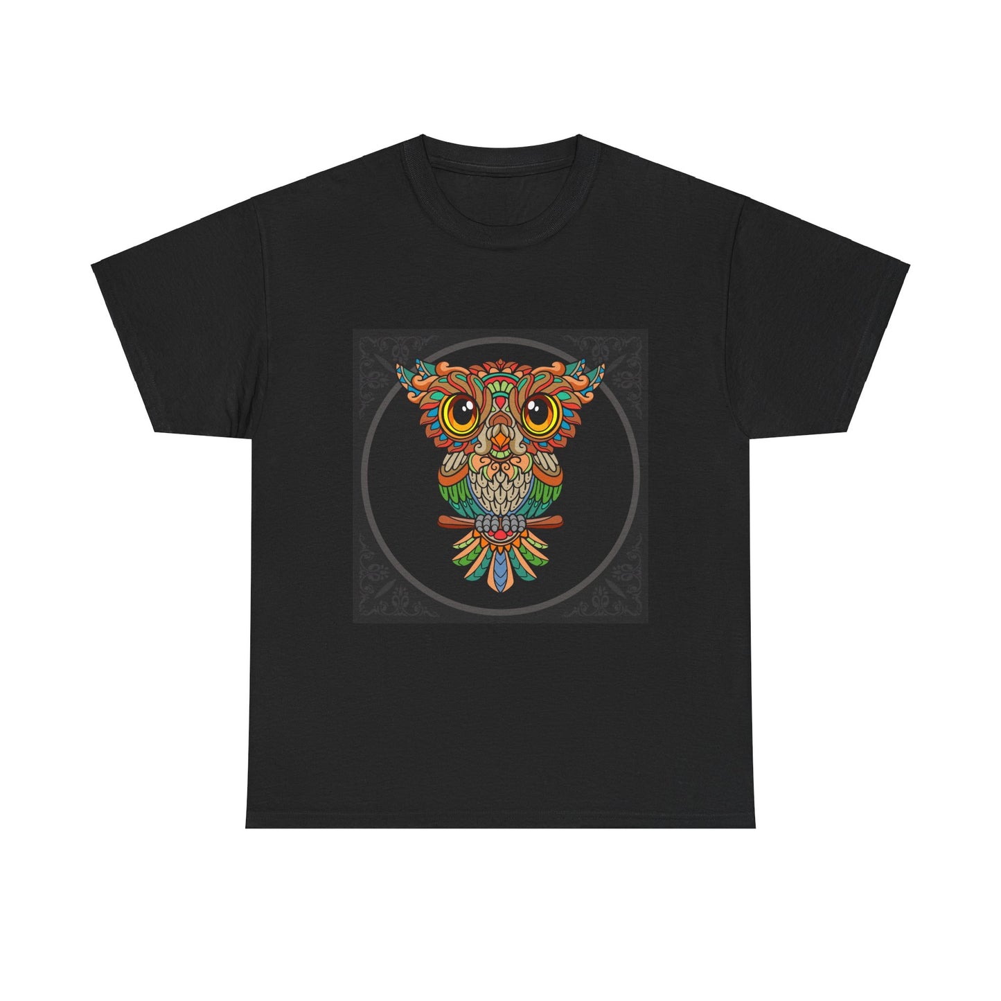 T-shirt Hibou coloré