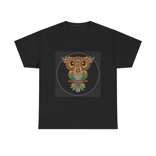 T-shirt Hibou coloré