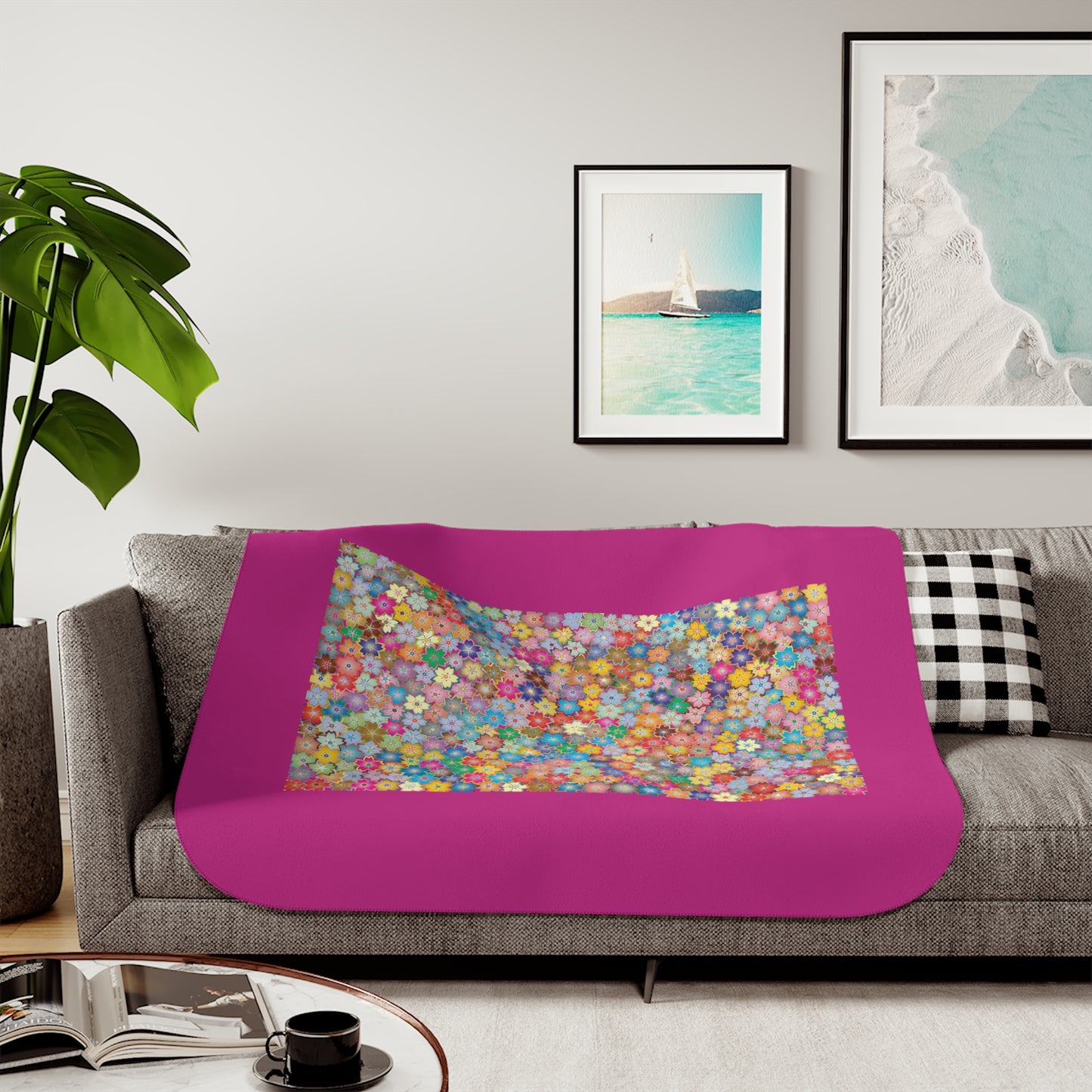 Sherpa Blanket, Two Colors