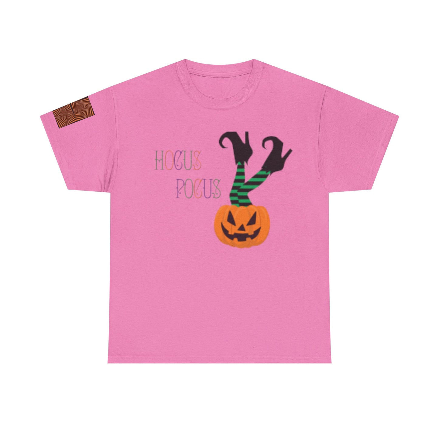Orange Pumpkin Legs coming out Unisex Heavy Cotton T-shirt