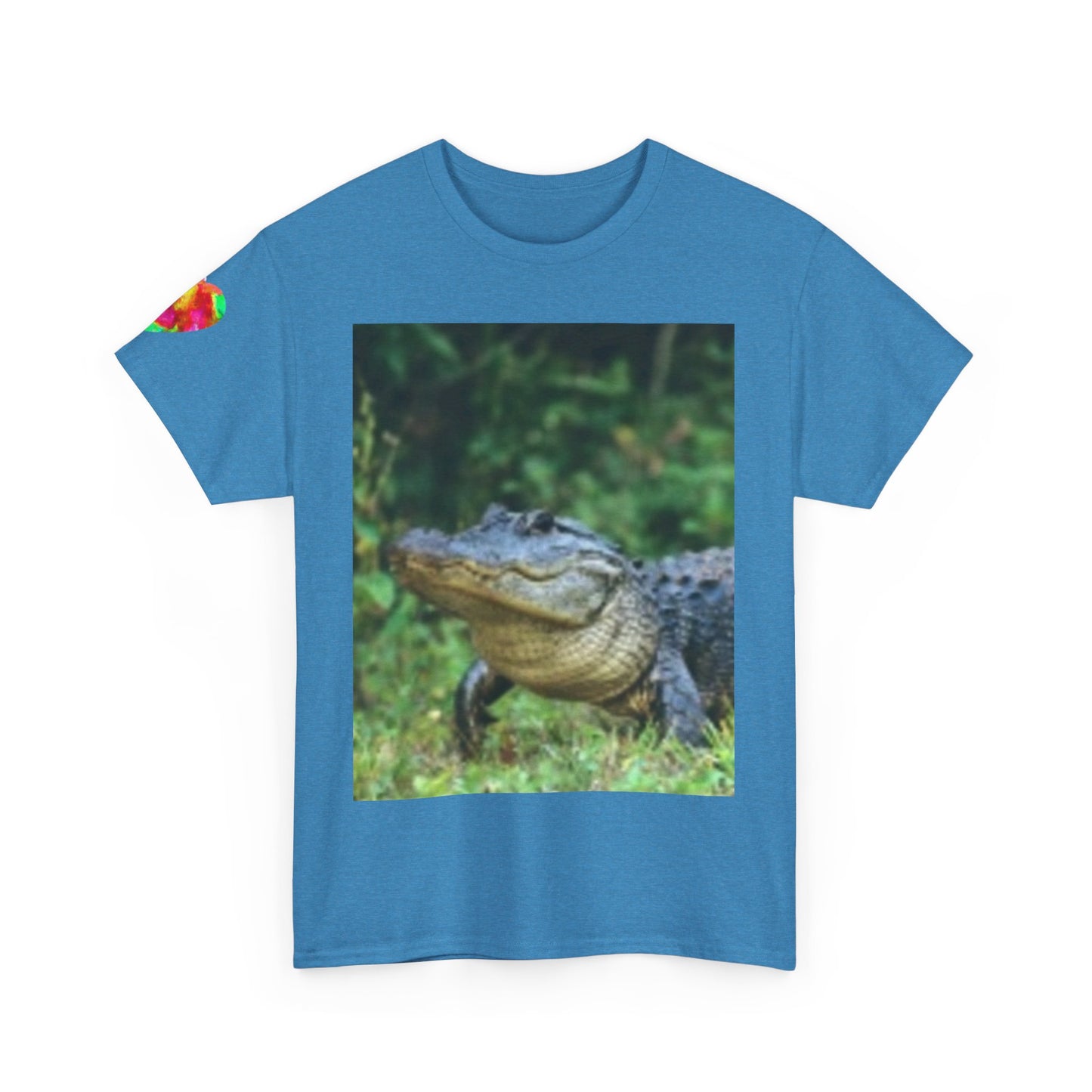 Alligator & Wilderness & Heart T-shirt Hunters Hikers Traveling Camping