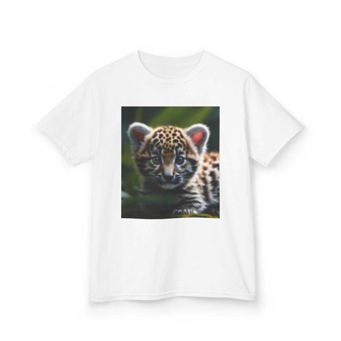 T-shirt enfant amoureux de la faune - Adorable motif jaguar 
