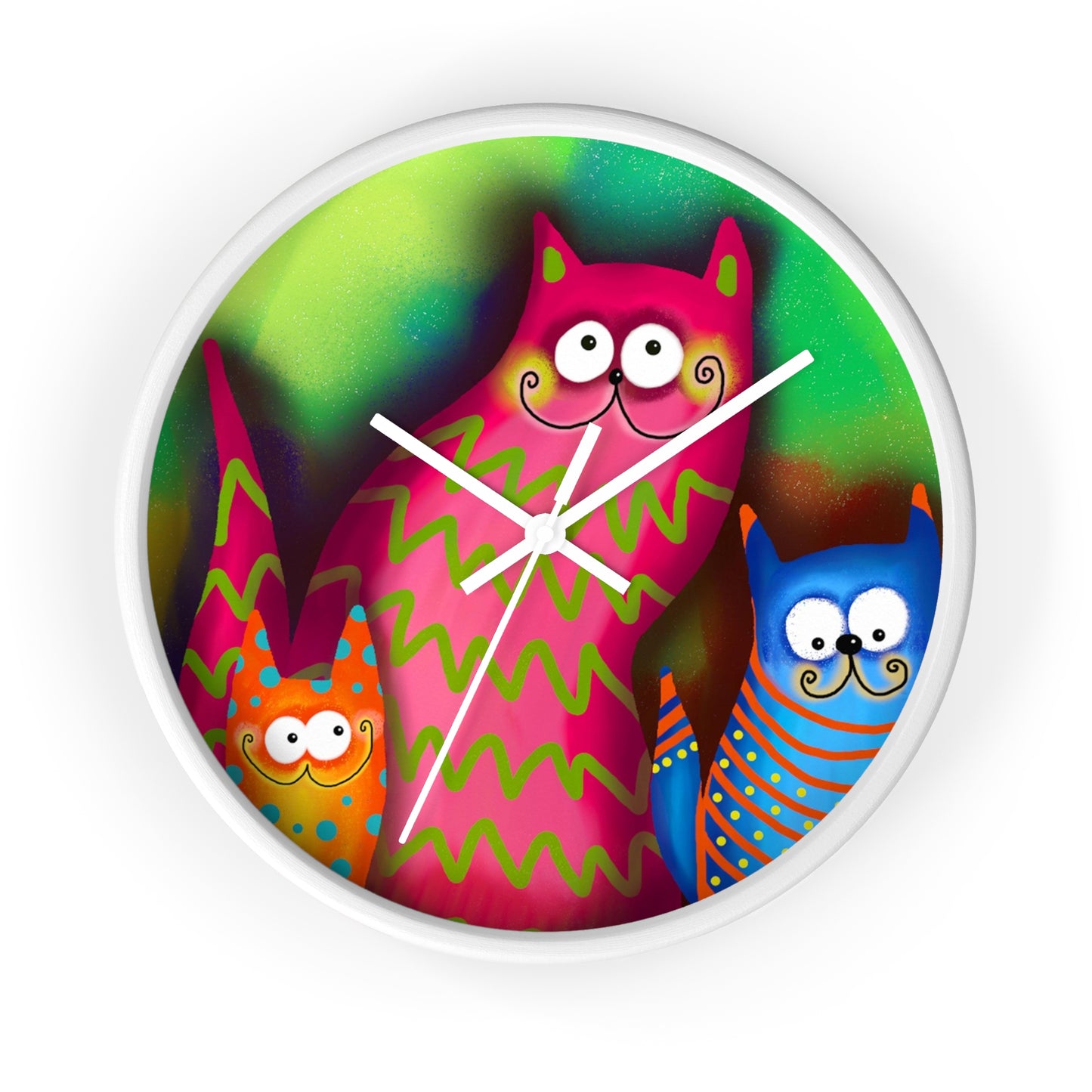 Wall clock Cat Lovers