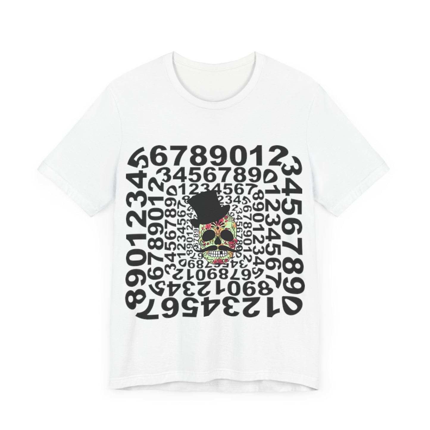 T-shirt Skull Numbers