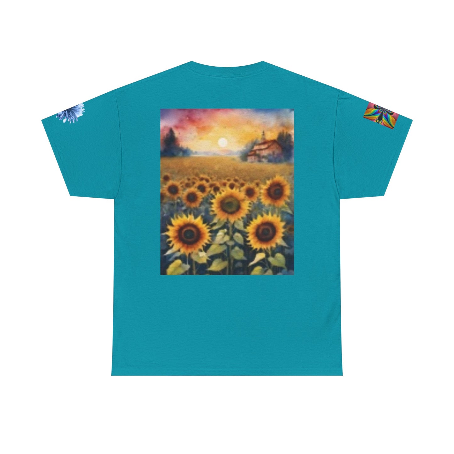 Iowa City Sunflower T-shirt - Vibrant Art for Nature Lovers